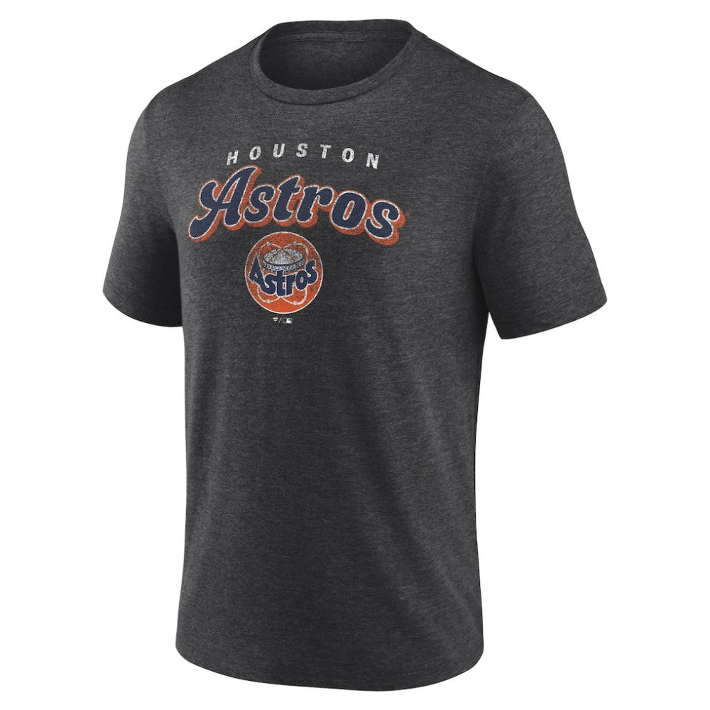Houston Astros Wonderment Tri-Blend T-Shirt - Charcoal