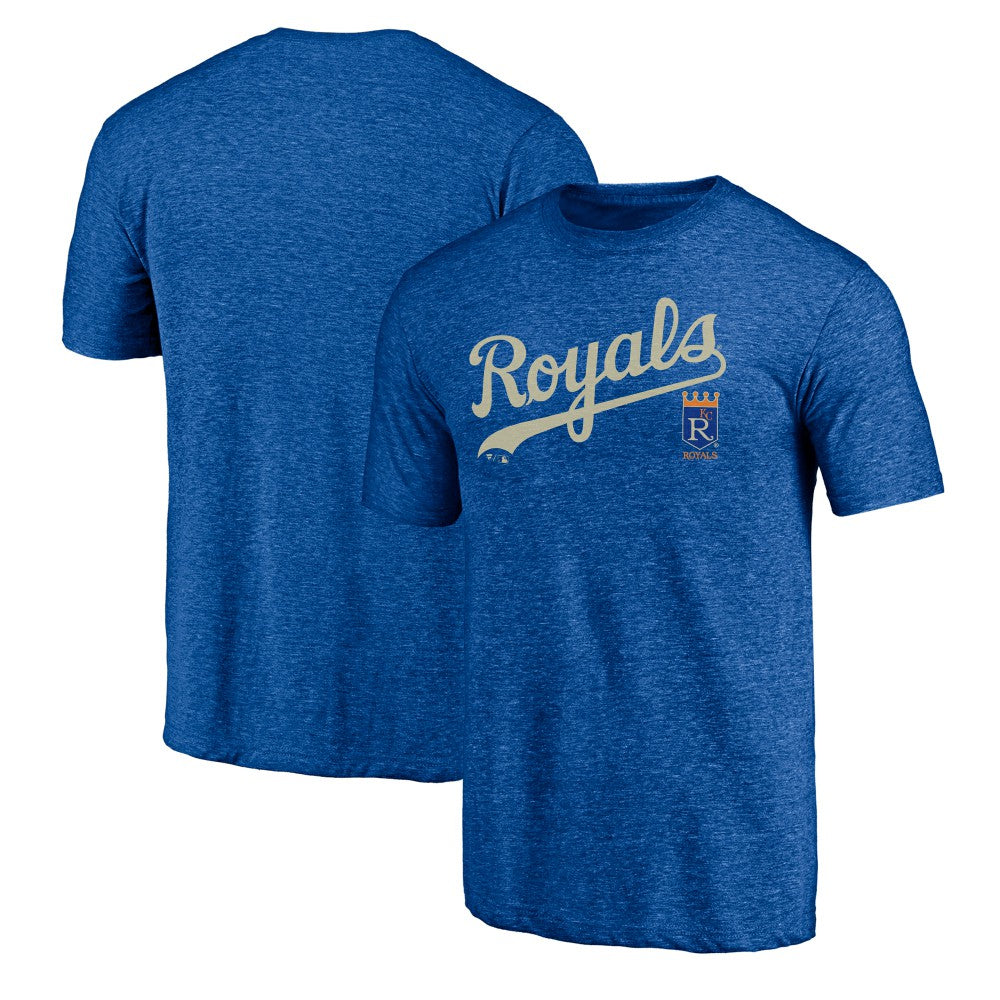 Kansas City Royals Cooperstown Series Sweep Tri-Blend T-Shirt - Royal