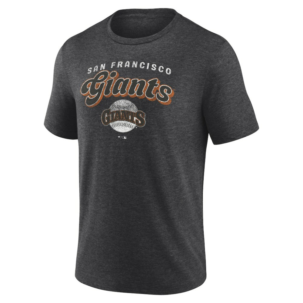 San Francisco Giants Wonderment Tri-Blend T-Shirt - Charcoal
