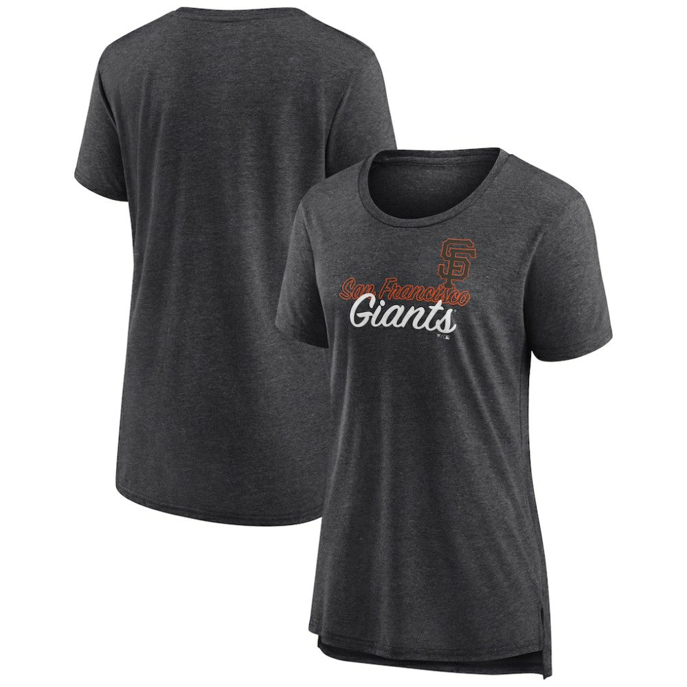 San Francisco Giants Women's Practice Time Tri-Blend T-Shirt - Gray