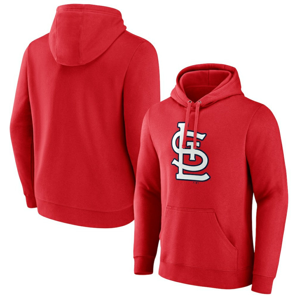 St. Louis Cardinals Official Logo Pullover Hoodie - Red