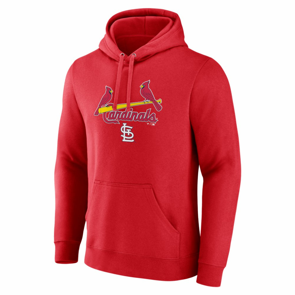St. Louis Cardinals Team Lockup Pullover Hoodie - Red