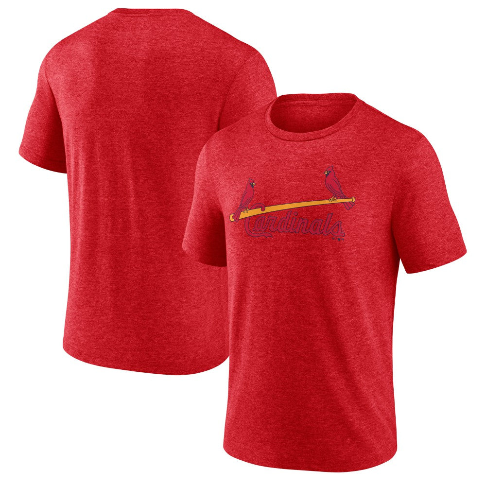 St. Louis Cardinals Cooperstown Series Sweep Tri-Blend T-Shirt - Red