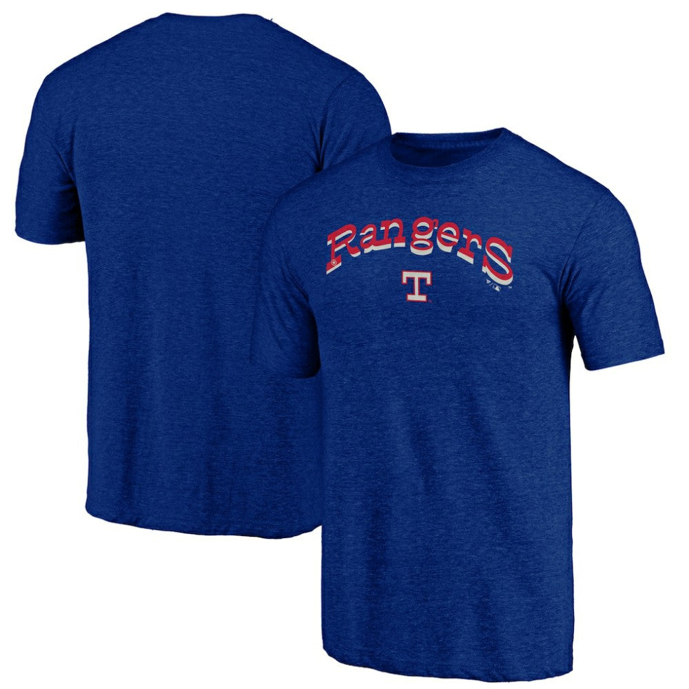 Texas Rangers Cooperstown Series Sweep Tri-Blend T-Shirt - Royal