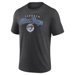 Toronto Blue Jays Wonderment Tri-Blend T-Shirt - Charcoal