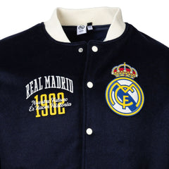 Real Madrid Sport Design Sweden Free Kick Wool Varsity Jacket / Soccer On sale