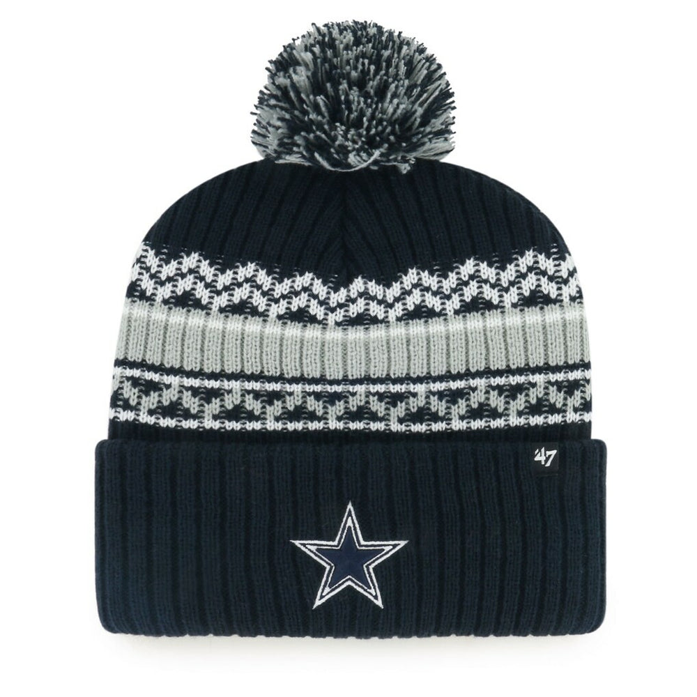 NFL Dallas Cowboys '47 Youth Polar Vortex Cuffed Knit Hat with Pom