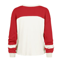 NFL San Francisco 49ers '47 Women's Double Header Curve Toni Long Sleeve T-Shirt
