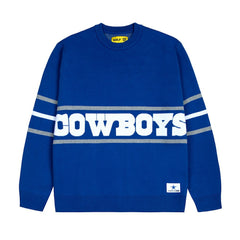 NFL Dallas Cowboys GOLF WANG Jacquard Pullover Sweater