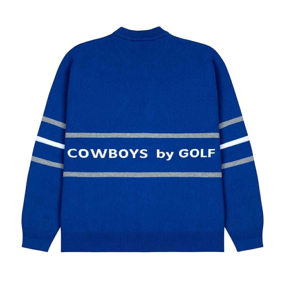 NFL Dallas Cowboys GOLF WANG Jacquard Pullover Sweater