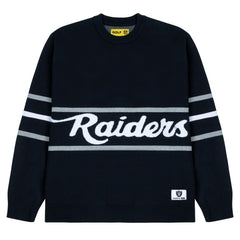 NFL Las Vegas Raiders GOLF WANG Jacquard Pullover Sweater