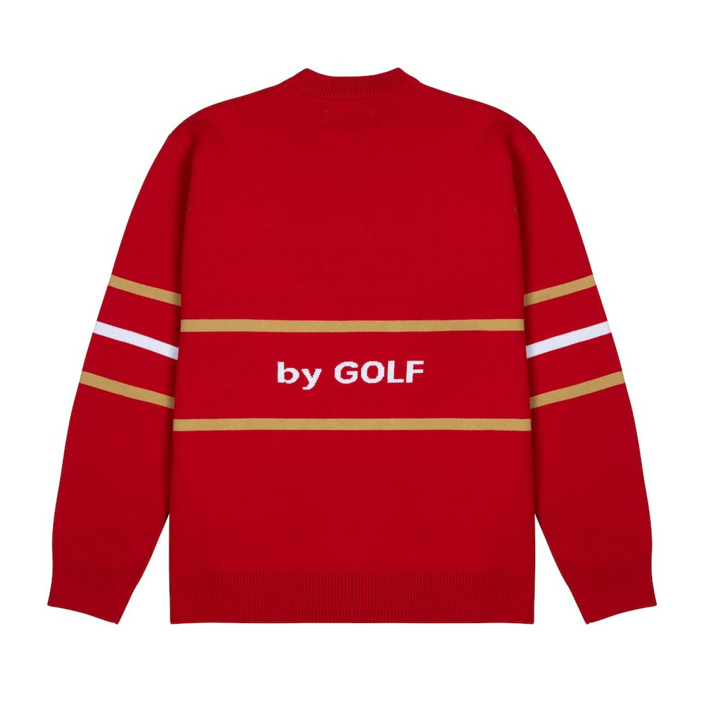 NFL San Francisco 49ers GOLF WANG Jacquard Pullover Sweater