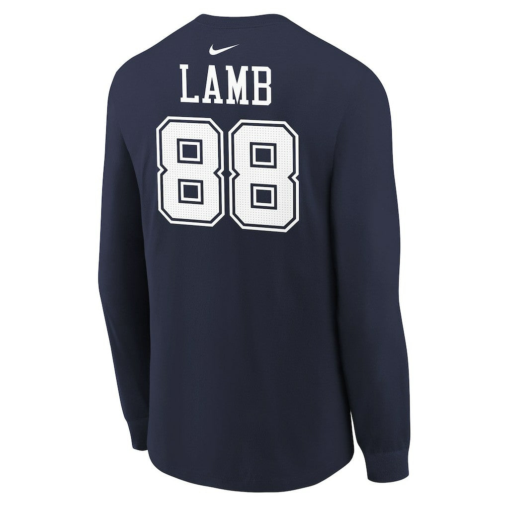 NFL Dallas Cowboys CeeDee Lamb  Youth Player Name & Number Long Sleeve T-Shirt