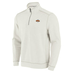 San Francisco Giants Tommy Bahama Sport Tobago Bay Tri-Blend Half-Zip Sweatshirt - Cream