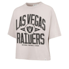 NFL Las Vegas Raiders '47 Women's Cropped Windthrow Ravine T-Shirt