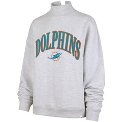 NFL Miami Dolphins '47 Women's Vantage Mock Neck Pullover Sweatshirt