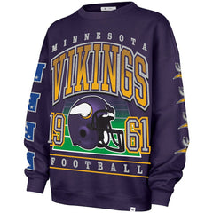 NFL Minnesota Vikings '47 Women's Go Big Oversized Pullover Sweatshirt