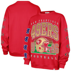 NFL San Francisco 49ers '47 Women's Go Big Oversized Pullover Sweatshirt