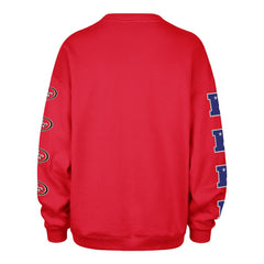NFL San Francisco 49ers '47 Women's Go Big Oversized Pullover Sweatshirt