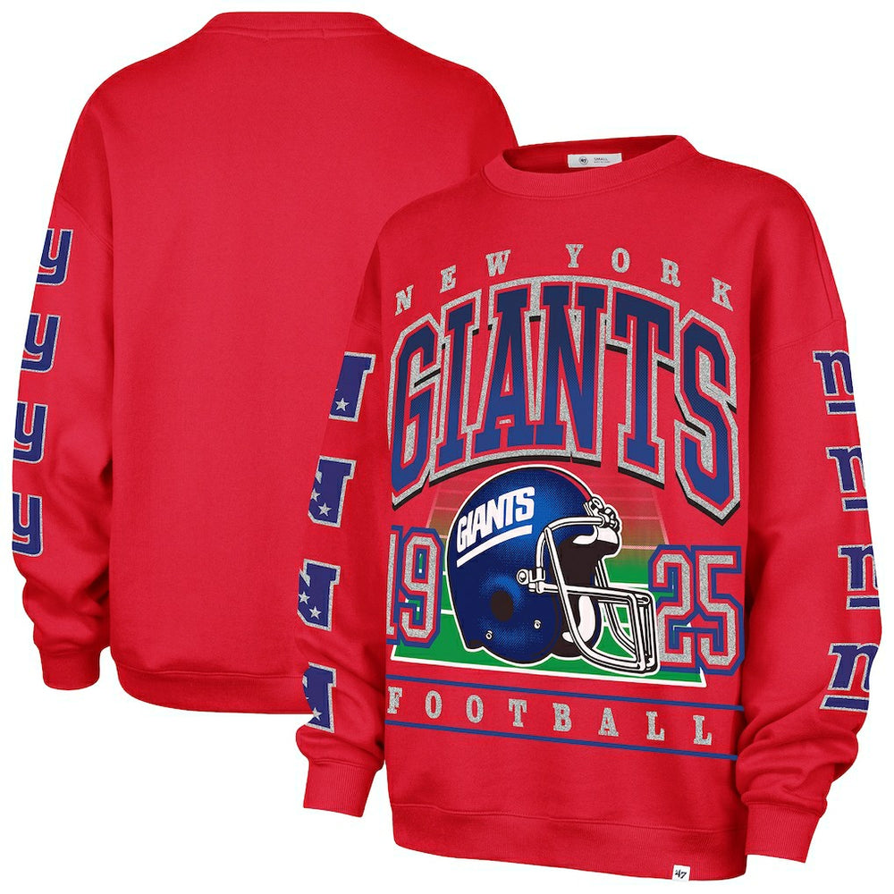 NFL New York Giants '47 Women's Go Big Oversized Pullover Sweatshirt
