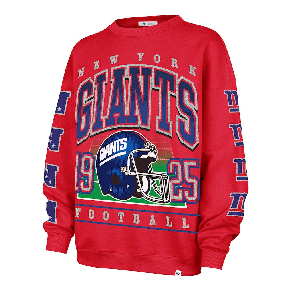 NFL New York Giants '47 Women's Go Big Oversized Pullover Sweatshirt