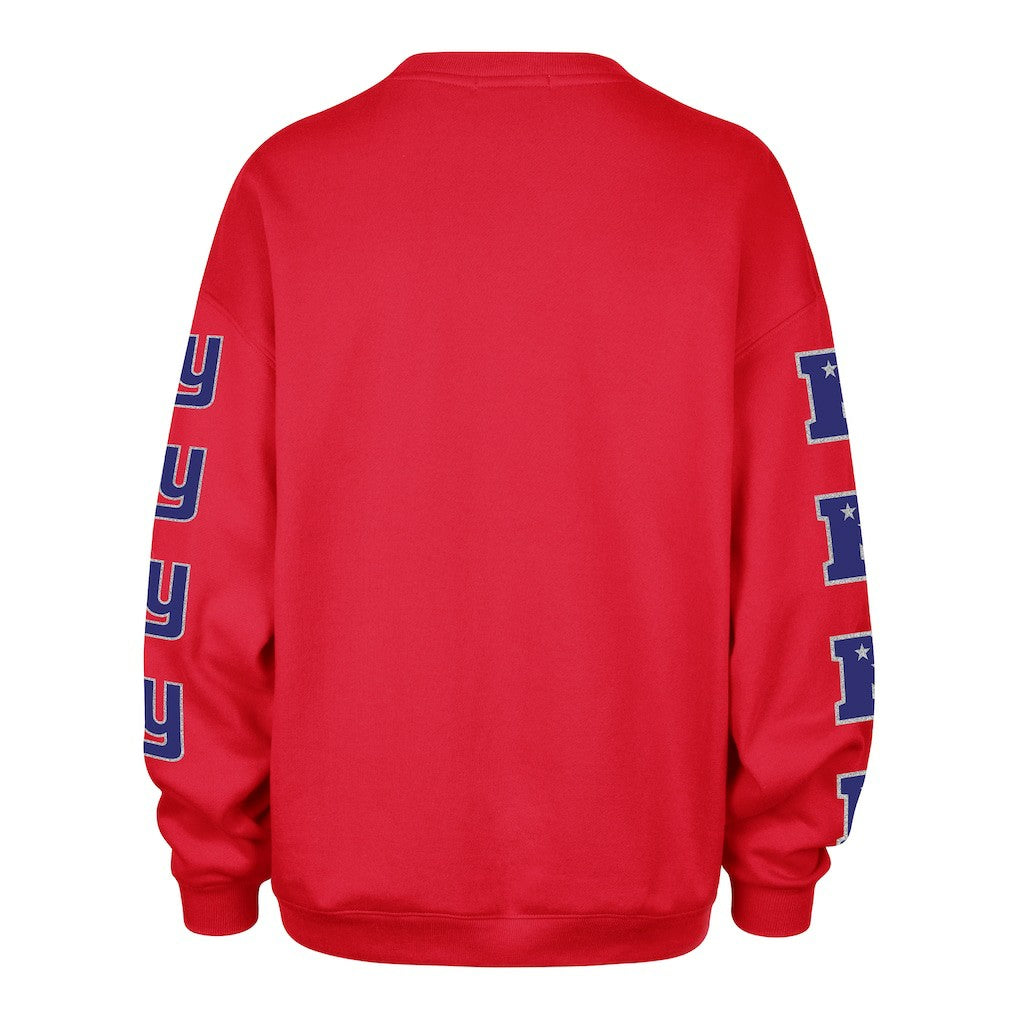 NFL New York Giants '47 Women's Go Big Oversized Pullover Sweatshirt