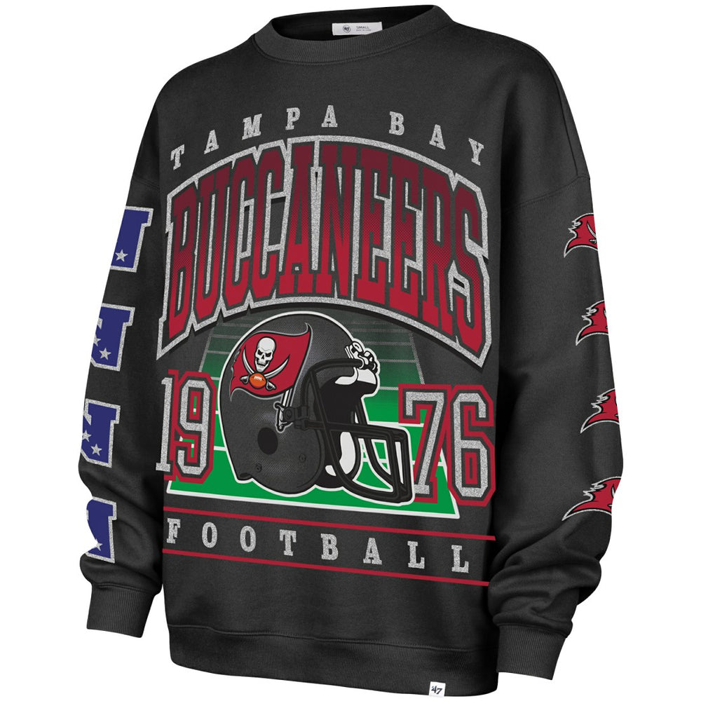 NFL Tampa Bay Buccaneers '47 Women's Go Big Oversized Pullover Sweatshirt