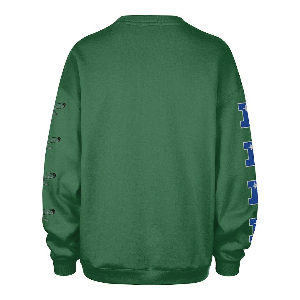 NFL Philadelphia Eagles '47 Women's Go Big Oversized Pullover Sweatshirt