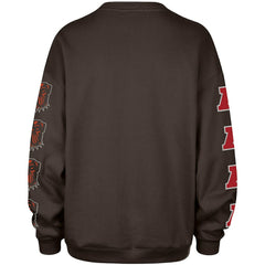 NFL Cleveland Browns '47 Women's Go Big Oversized Pullover Sweatshirt