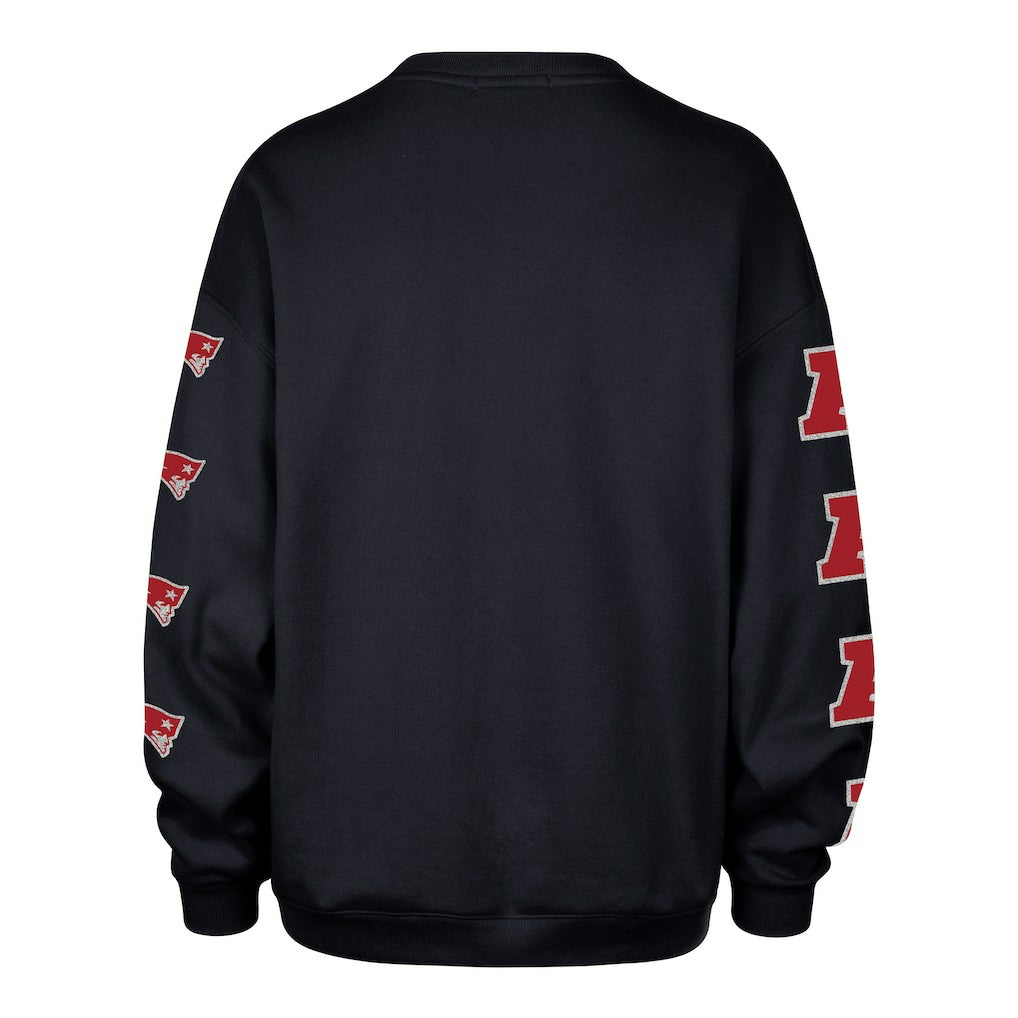 NFL New England Patriots '47 Women's Go Big Oversized Pullover Sweatshirt