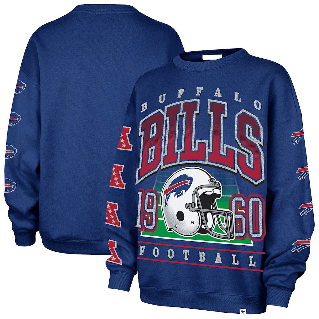 NFL Buffalo Bills '47 Women's Go Big Oversized Pullover Sweatshirt