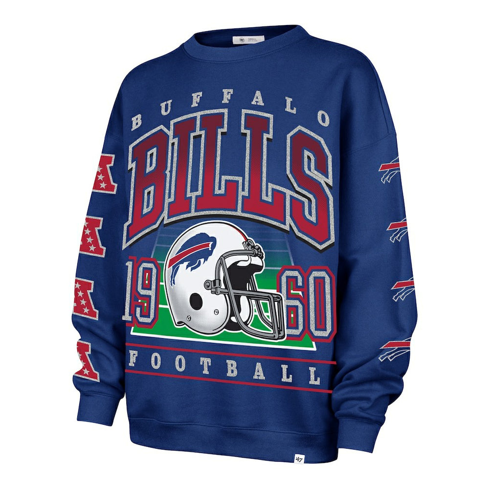 NFL Buffalo Bills '47 Women's Go Big Oversized Pullover Sweatshirt