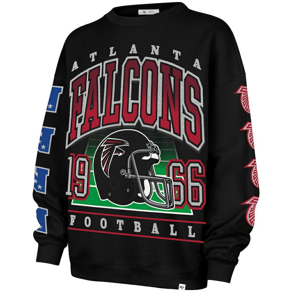 NFL Atlanta Falcons '47 Women's Go Big Oversized Pullover Sweatshirt