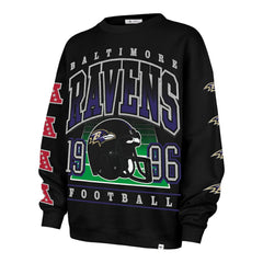 NFL Baltimore Ravens '47 Women's Go Big Oversized Pullover Sweatshirt