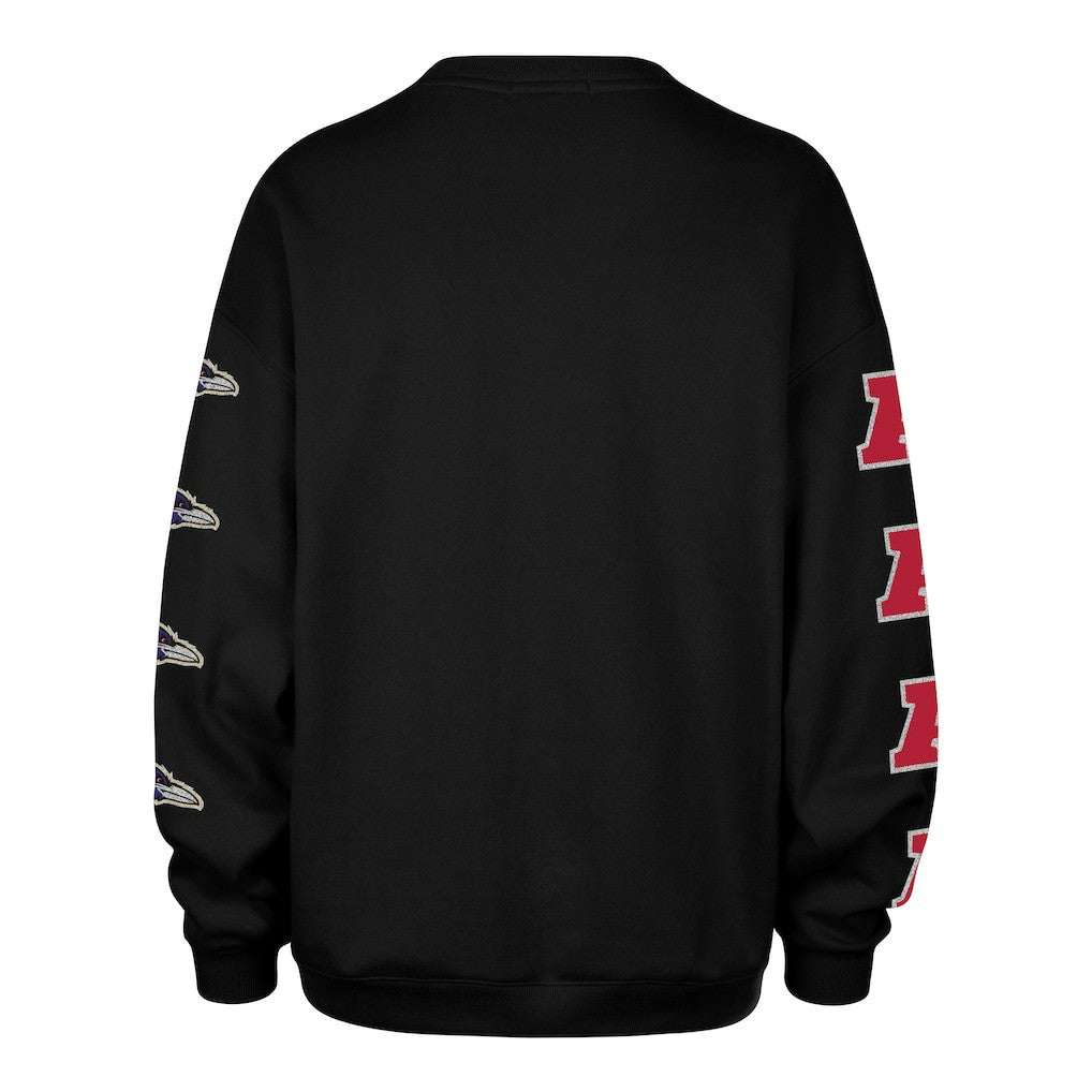 NFL Baltimore Ravens '47 Women's Go Big Oversized Pullover Sweatshirt