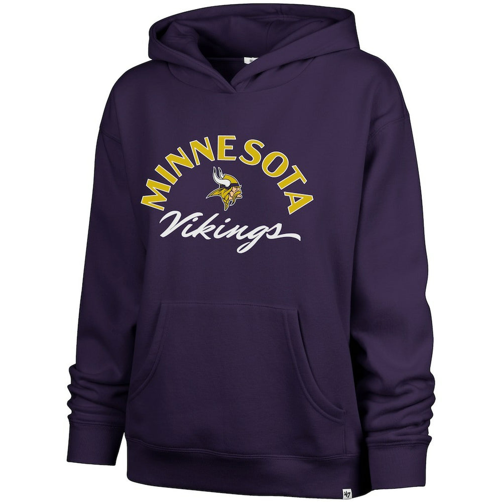 NFL Minnesota Vikings '47 Women's Whirlwind Naomi Pullover Hoodie