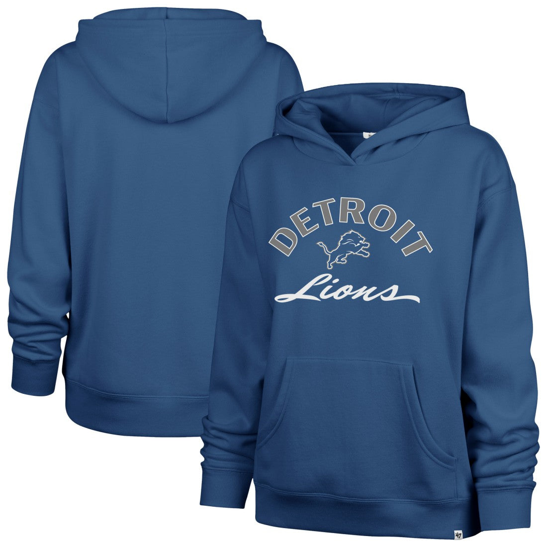 NFL Detroit Lions '47 Women's Whirlwind Naomi Pullover Hoodie