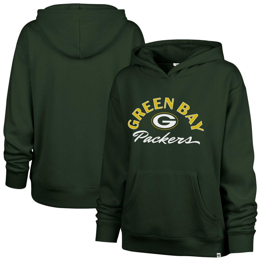 NFL Green Bay Packers '47 Women's Whirlwind Naomi Pullover Hoodie