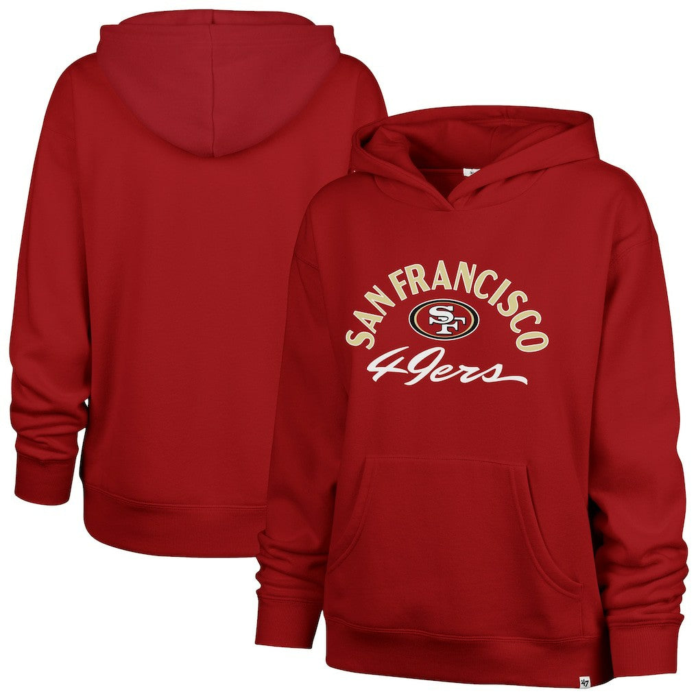 NFL San Francisco 49ers '47 Women's Whirlwind Naomi Pullover Hoodie