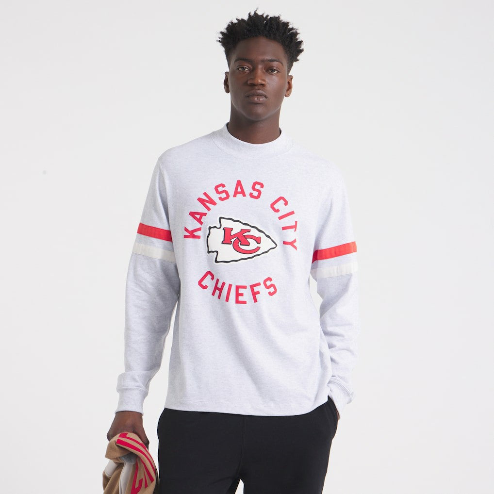 NFL Kansas City Chiefs x Todd Snyder Premium Jersey Mock Neck Tee