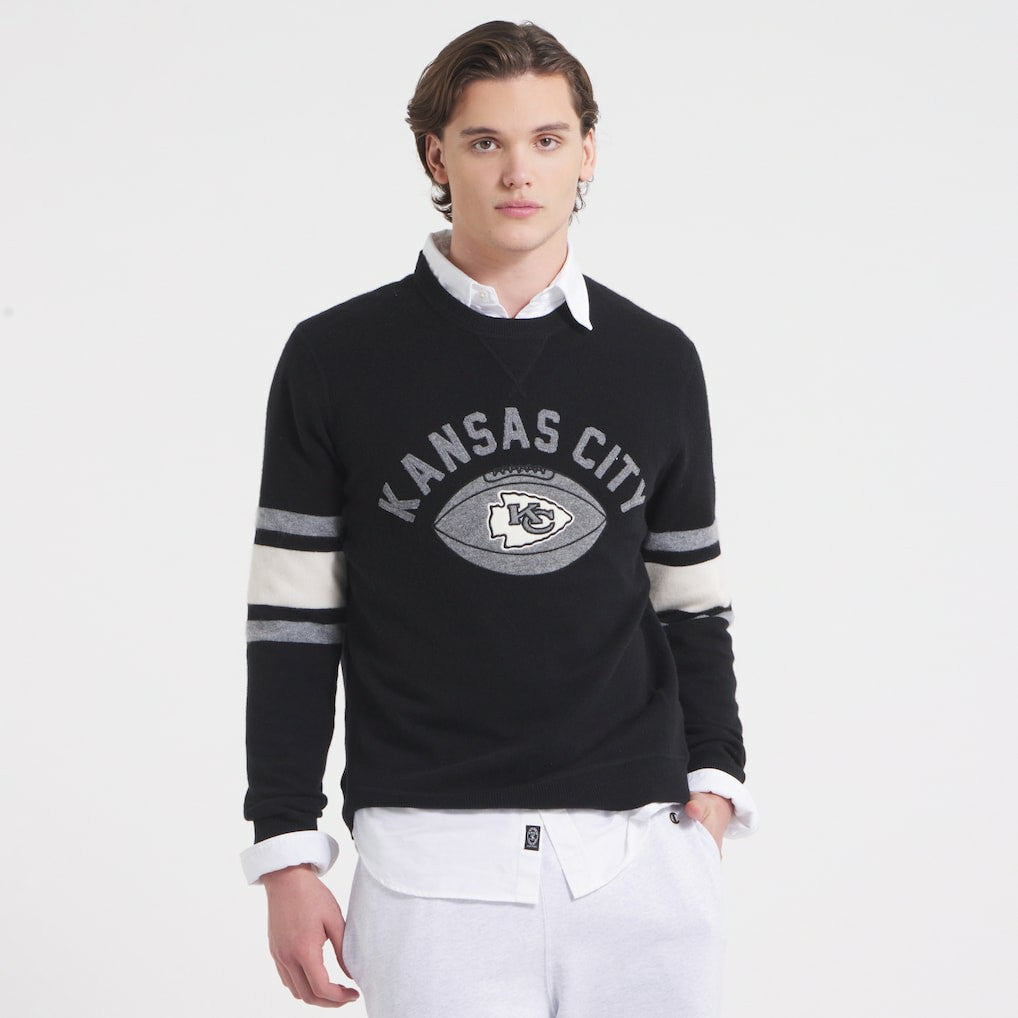 NFL Kansas City Chiefs x Todd Snyder Cashmere Crew Sweater