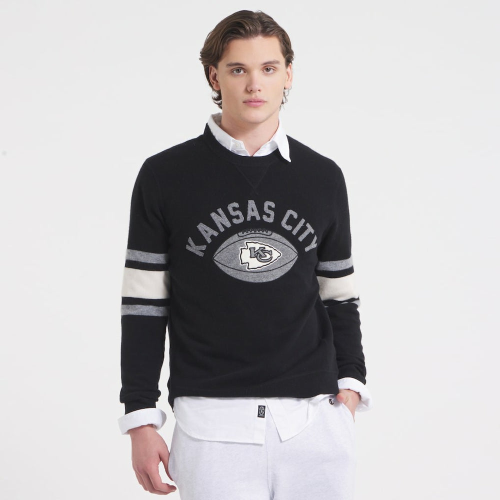 NFL Kansas City Chiefs x Todd Snyder Cashmere Crew Sweater