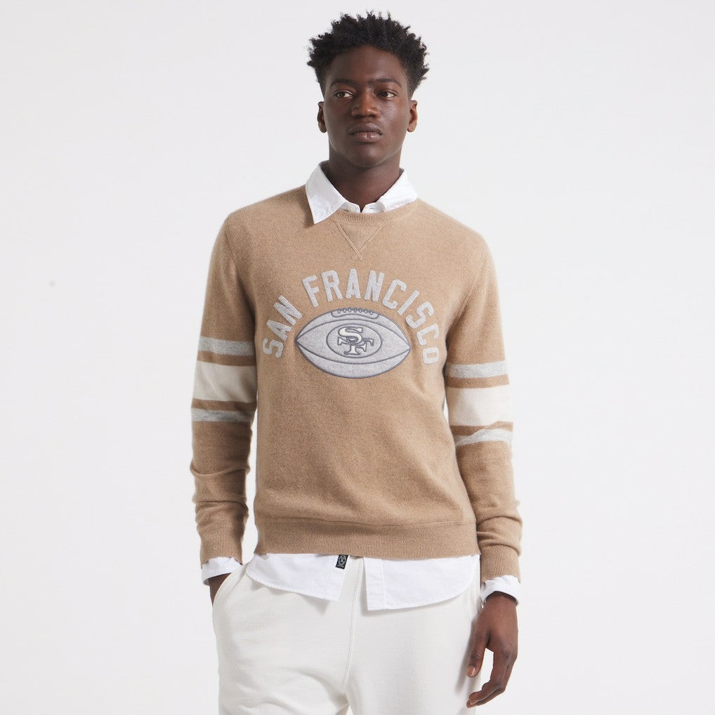 NFL San Francisco 49ers x Todd Snyder Cashmere Crew Sweater