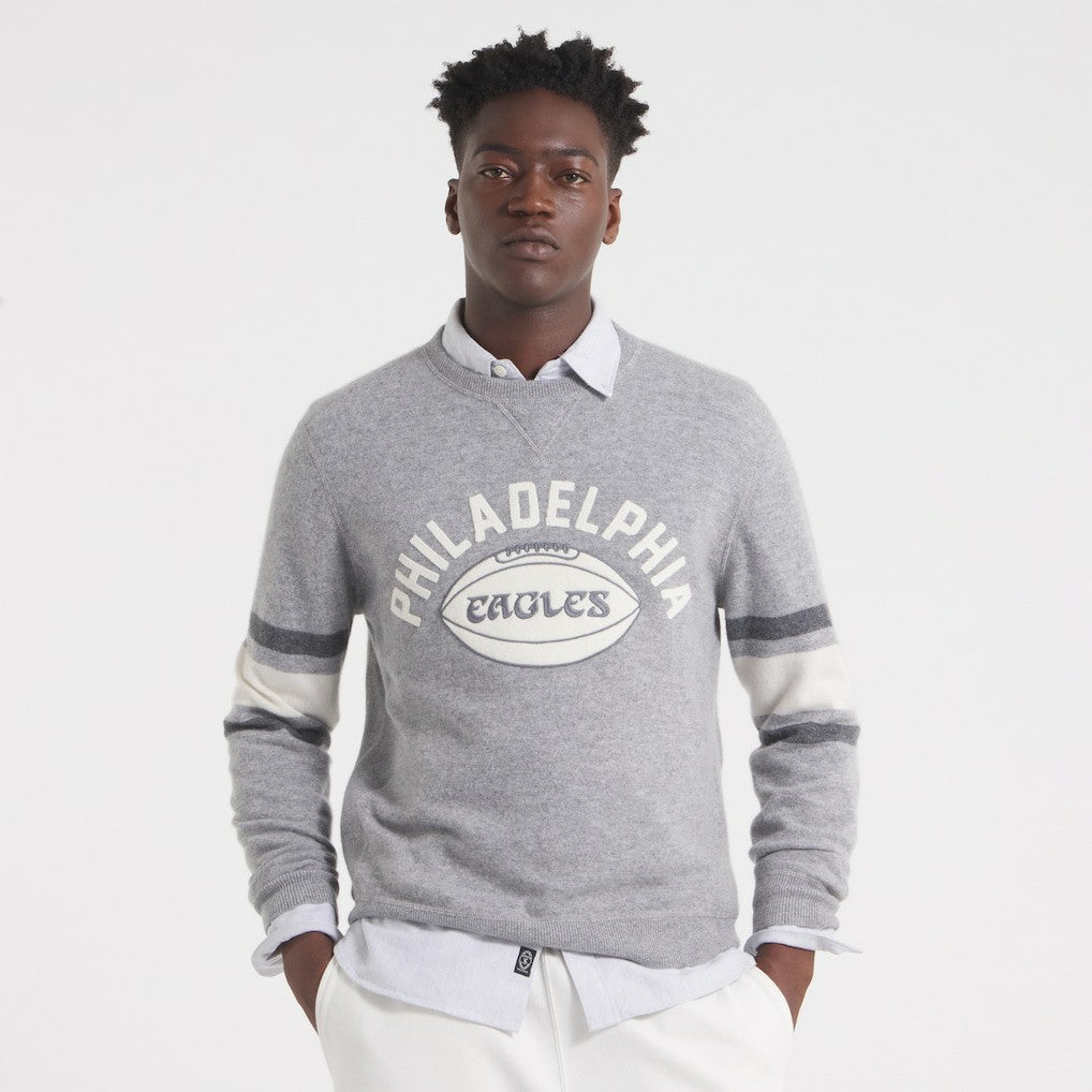 NFL Philadelphia Eagles x Todd Snyder Cashmere Crew Sweater