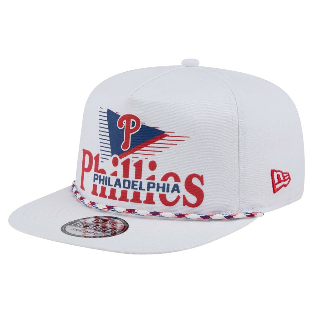 Philadelphia Phillies Collide Golfer Snapback Hat - White | New Era