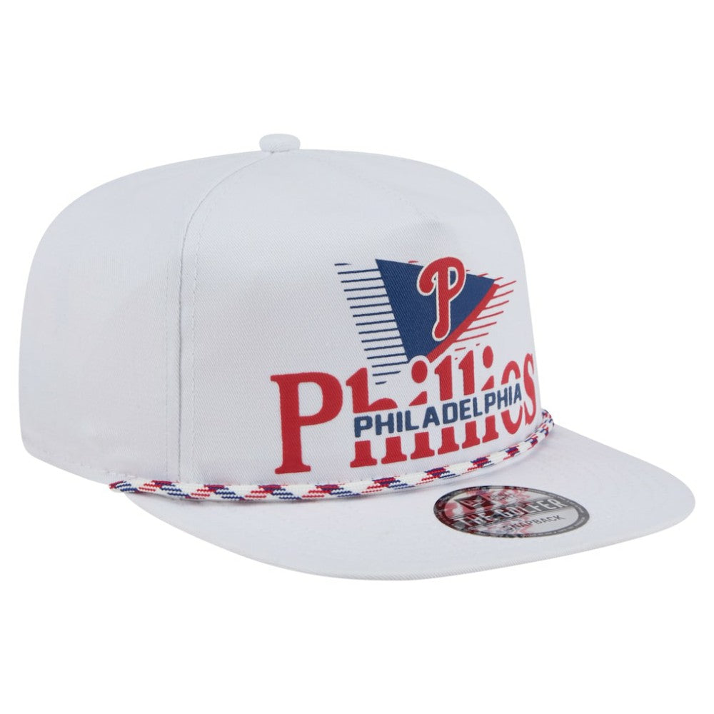 Philadelphia Phillies Collide Golfer Snapback Hat - White | New Era