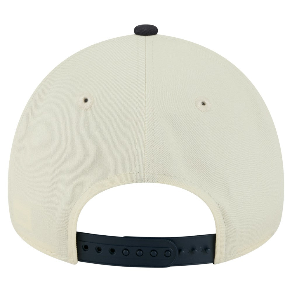 Cleveland Guardians Speckle A-Frame 9FORTY Adjustable Hat - Cream | New Era