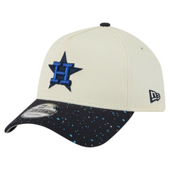 Houston Astros Speckle A-Frame 9FORTY Adjustable Hat - Cream | New Era