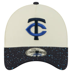 Minnesota Twins Speckle A-Frame 9FORTY Adjustable Hat - Cream | New Era