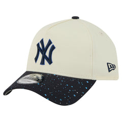 New York Yankees Speckle A-Frame 9FORTY Adjustable Hat - Cream | New Era